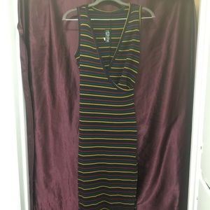 Vintage Striped Tank Dress